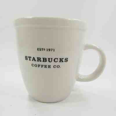 Starbucks Coffee Barista Mug Est 1971 Abbey 18 oz White 2001  - Sold on eBay Apr, 13th 2019 for $13.49