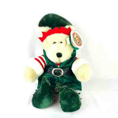 Starbucks Bearista Bear Elf Holiday Christmas 17th Ed. 2001 10" Bear Coffee - Sold on eBay Apr, 12th 2019 for $15.95