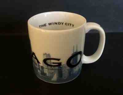 Starbucks Barista Skyline Series One 2002 Chicago Mini Mug & Ornament - Sold on eBay Apr, 25th 2019 for $9.95