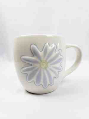Starbucks 2006 White Lavender Purple Flower 14oz Embossed Ceramic Mug Cup - Sold on eBay May, 13th 2019 for $14.99
