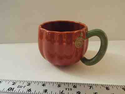NEW-STARBUCKS COFFEE MUG-2007 HALLOWEEN ORANGE PUMPKIN SPICE W/ TWISTED HANDLE** - Sold on eBay May, 10th 2019 for $15.00