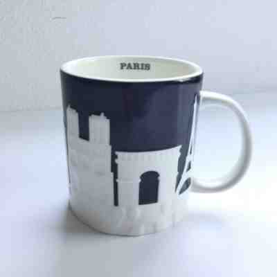 Starbucks 2011 Paris France 3D Relief Collector Series Mug Skyline Eiffle Tower  - Sold on eBay May, 4th 2019 for $35.00