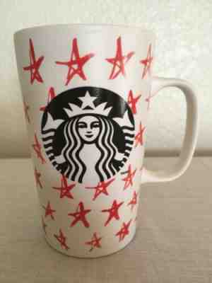 Starbucks Red Star 2014 Christmas  Tall Mug Black Mermaid 16 oz - Sold on eBay May, 15th 2019 for $10.88