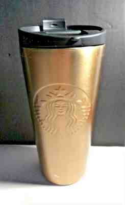 Starbucks Stainless Steel Tumbler Cup Travel Mug 2014 Mermaid Logo 16 Oz  - Sold on eBay May, 15th 2019 for $8.00