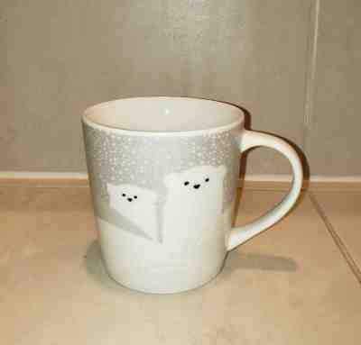 Starbucks 2016 White Polar Bear Holiday Coffee Mug Tea Cup 8 fl oz. / 237 ml EUC - Sold on eBay May, 19th 2019 for $15.99