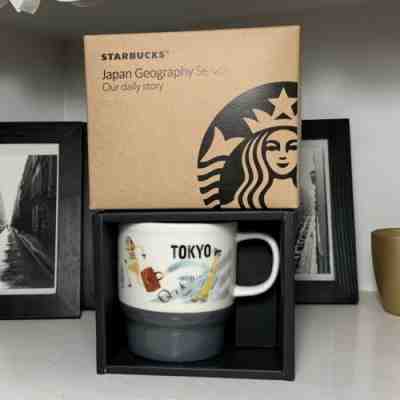 STARBUCKS 2016 Japan Geography Series Tokyo Mug         - - NEW IN BOX - - - Sold on eBay May, 19th 2019 for $28.28