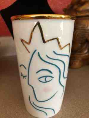 Starbucks 2017 Anniversary Crown Siren White Tumbler Traveler Mug 10 oz NO LID - Sold on eBay May, 16th 2019 for $14.99