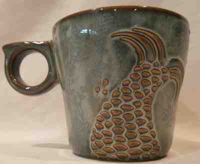 Starbucks 2014 Anniversary Siren Collection Mermaid Tail Coffee Mug Cup 12 oz - Sold on eBay Jun, 1st 2019 for $18.99