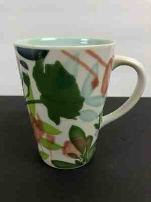 Starbucks 2009 New Bone China Flowers Floral Watercolor 16 oz Coffee Mug / Cup - Sold on eBay Jun, 1st 2019 for $15.95