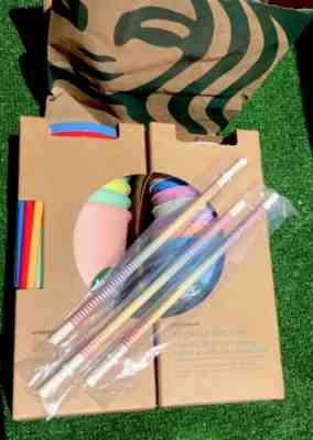 Starbucks Color Changing Cold Cups + Marble Hot Cups + 3 Rainbow Straws. REUSABL - Sold on eBay Jun, 1st 2019 for $94.00