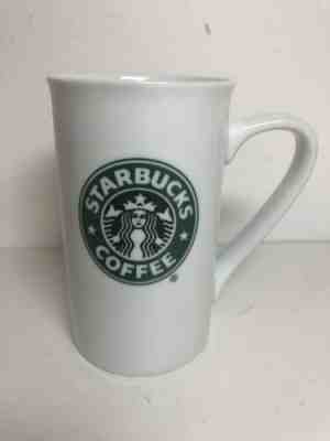 Starbucks Mug Tall White Ceramic Coffee Cup Sirem Mermaid Logo 16oz 2006 5" - Sold on eBay Jun, 1st 2019 for $16.95