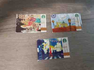 Starbucks Japan Tokyo, Yokohama & Kyoto gift gift cards (2nd version)  - Sold on eBay Jun, 1st 2019 for $100.00