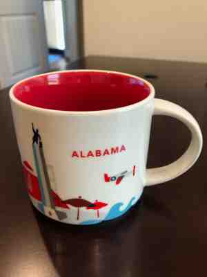 Starbucks ALABAMA "You Are Here" Collection 14 oz Coffee Mug Cup NEW Out of Box - Sold on eBay Jun, 1st 2019 for $19.95