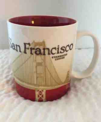 Starbucks San Francisco Collector City Series Coffee Mug Bridge Skyline - Sold on eBay Jun, 1st 2019 for $37.49