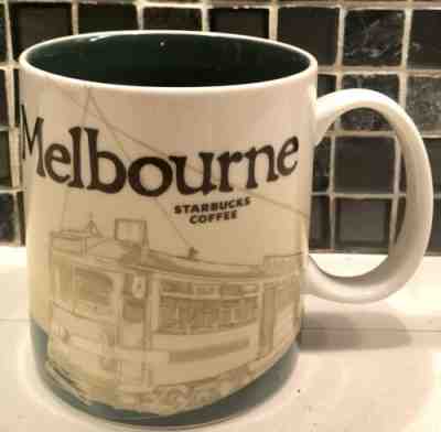 Starbucks Melbourne Australia 16oz City Mug Collector Series Coffee