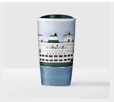 Starbucks SEATTLE Double Wall Traveler 12fl Oz Mug 2016 Limited Edition - Sold on eBay Jun, 1st 2019 for $65.00