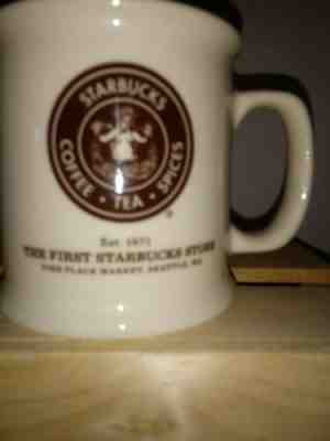 The First Starbucks Store Coffee Cup Mug Mermaid Logo 14 oz - Sold on eBay Jun, 1st 2019 for $15.00