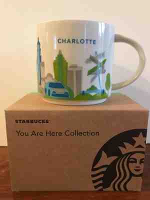 Starbucks Mug You Are Here Collectible Charlotte North Carolina 14 Oz. new w box - Sold on eBay Jun, 1st 2019 for $27.99