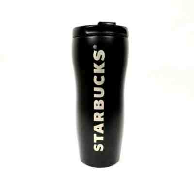 Starbucks 2017 Stainless Steel Double Wall Tumbler Black 12 fl oz Preowned  - Sold on eBay Jun, 1st 2019 for $34.97