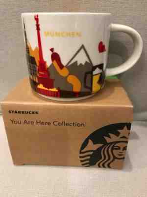 Starbucks Coffee 14oz Munich München Germany YAH YOU ARE HERE Mug Cup Munchen - Sold on eBay Jun, 1st 2019 for $33.00