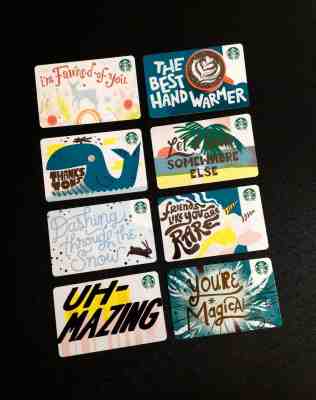 STARBUCKS " DIAMOND " Marker ( RECYCLED PAPER ) GIFT CARD -- LOT OF 8 PCS. - NEW - Sold on eBay Jun, 1st 2019 for $16.99