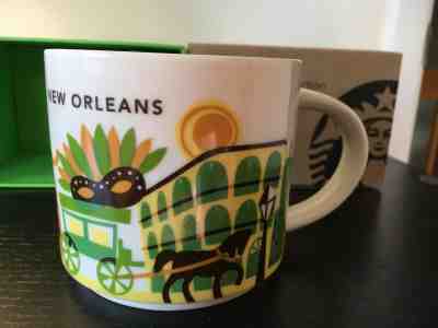 Starbucks You Are Here (YAH) New Orleans 14oz. Coffee Mug (NWT) in original box - Sold on eBay Jun, 1st 2019 for $18.50