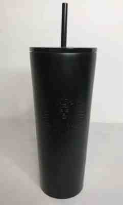 New Starbucks Cold Cup Matte Black Tumbler 24 oz Stainless Steel Travel Sleek - Sold on eBay May, 31st 2019 for $25.05