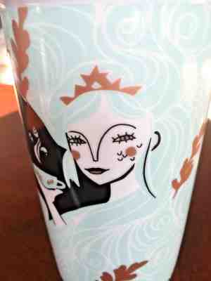 Starbucks 2018 limited edition 12oz Siren Mermaid Double Wall Ceramic Tumbler - Sold on eBay May, 31st 2019 for $27.99
