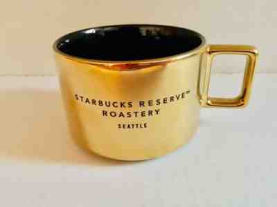 Starbucks 2017 Seattle Reserve Roastery Coffee Mug TeaCup Gold 3oz Rare - Sold on eBay May, 31st 2019 for $19.99