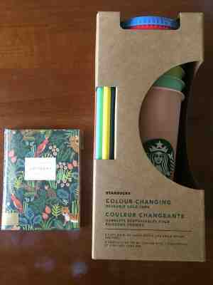 New Starbucks Reusable Color Changing Cups (Pack of 5) with free gift???? - Sold on eBay May, 31st 2019 for $69.99