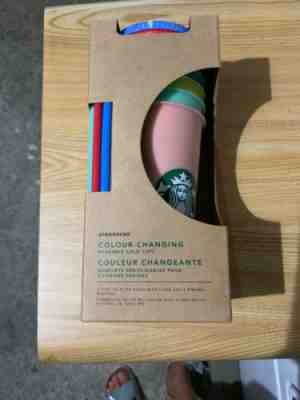 Starbucks 2019 Reusable Color Changing Cups 5 pack - Sold on eBay May, 31st 2019 for $61.00
