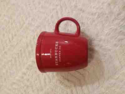 Starbucks Mug ~ Coffee ~ Tea ~ Red Cup ~ White Lettering ~ Oversized ~ Barista - Sold on eBay May, 31st 2019 for $18.00