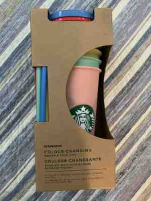 Starbucks color changing cups set of 5! Very hard to find Please Read - Sold on eBay May, 31st 2019 for $60.00
