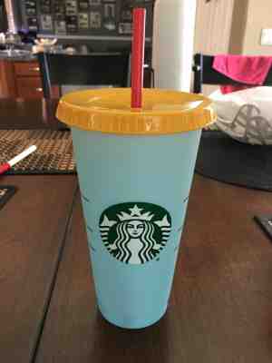 NEW! Starbucks COLOR CHANGING Cold Cup *ARCTIC RASPBERRY* 1 cup - Sold on eBay May, 31st 2019 for $33.00