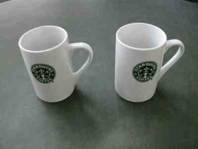 2 Starbucks 2008 Coffee Mugs White Classic Mermaid Logo FREE SHIPPING! - Sold on eBay May, 31st 2019 for $19.99