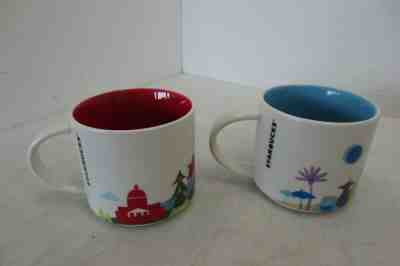 Lot of 2 Starbucks 14oz "You are Here" mugs, Washington + Dubai - Sold on eBay May, 31st 2019 for $26.01