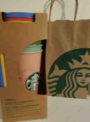 Starbucks Colour-Changing Reusable Cold Cups - Sold on eBay May, 31st 2019 for $45.00