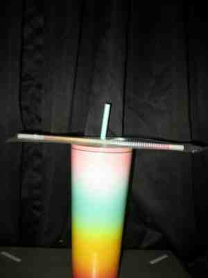 Starbucks Stainless Steel Pride Fab Rainbow & Pride Straw 24oz NWT ships free ;) - Sold on eBay May, 31st 2019 for $28.00