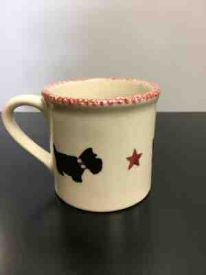 Starbucks Hartstone Barista Scottie Dog Mug Cup Hand Painted In USA 14 oz - Sold on eBay May, 31st 2019 for $24.00