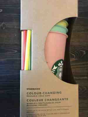 Starbucks Reusable Color Changing Cups - Sold on eBay May, 31st 2019 for $57.00