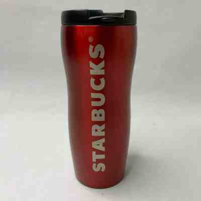 Starbucks 2008 Red Travel Mug Tumbler  12 oz. Stainless Steel - Sold on eBay May, 31st 2019 for $19.95