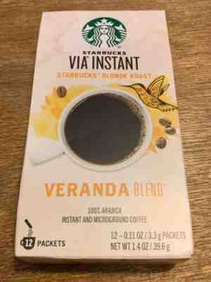 Lot Of 60 Starbucks Via Veranda Roast Instant Coffee Packets Exp December 2019 - Sold on eBay May, 31st 2019 for $31.50