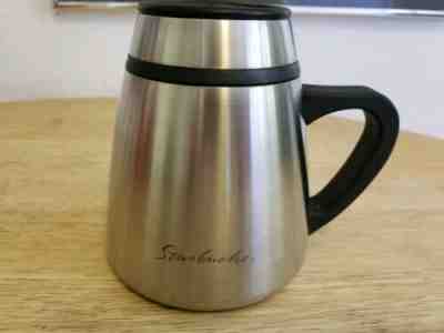 Starbucks 2000 Stainless Steel Barista Travel Chubby Mug, 16 oz. Indonesia  - Sold on eBay May, 31st 2019 for $34.99