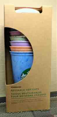 STARBUCKS Coffee Reusable Hot Cups 5 Variety Colors Drink Cup color changing WOW - Sold on eBay May, 31st 2019 for $22.00