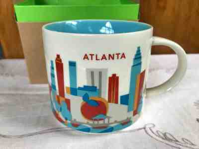 Starbucks Coffee Mug Cup 14 oz You Are Here Collection Atlanta NIB 5/1324 - Sold on eBay May, 31st 2019 for $15.00