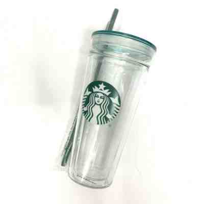 Starbucks Glass Double Walled Tumbler Cup 20oz Venti RARE 2016 - Sold on eBay May, 31st 2019 for $37.00