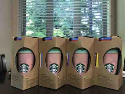 Starbucks Color Changing Tumblers (Set with 5) - Sold on eBay May, 31st 2019 for $60.00