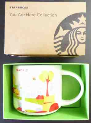 Brand New Starbucks Madrid Spain You Are Here YAH Mug - Sold on eBay May, 31st 2019 for $29.95