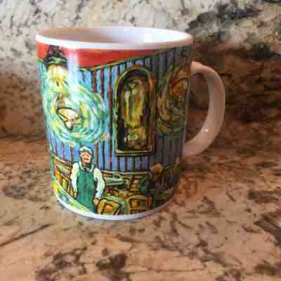 STARBUCKS 2001 BARISTA VAN GOGH CHALEUR CAFE COFFEE TEA CUP MUG RARE - Sold on eBay May, 31st 2019 for $15.00
