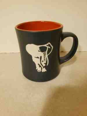 2011 Starbucks Elephant Etched Black Matte Finish Coffee Cup Mug 16oz Orange - Sold on eBay May, 31st 2019 for $15.00